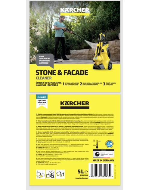 Zdjęcie: Środek do czyszczenia kamienia i elewacji RM 623 5 L 6.295-359.0. KARCHER