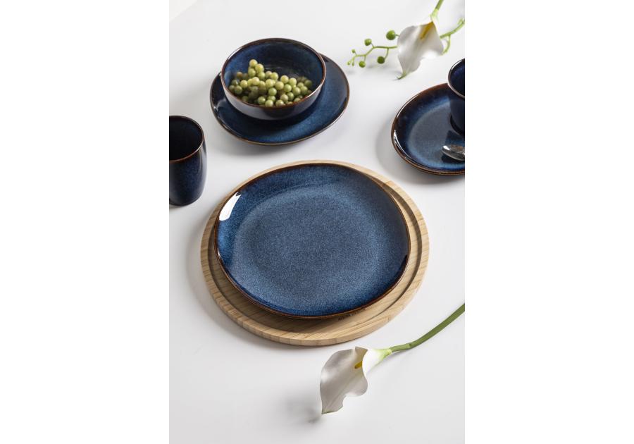 Zdjęcie: Talerz płytki Reactive Navy Blue 25,5 cm ALTOM DESIGN