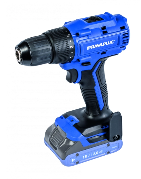 Zdjęcie: Wiertarko-wkrętarka 55 Nm 18 V RawlDRIVER RAWLPLUG