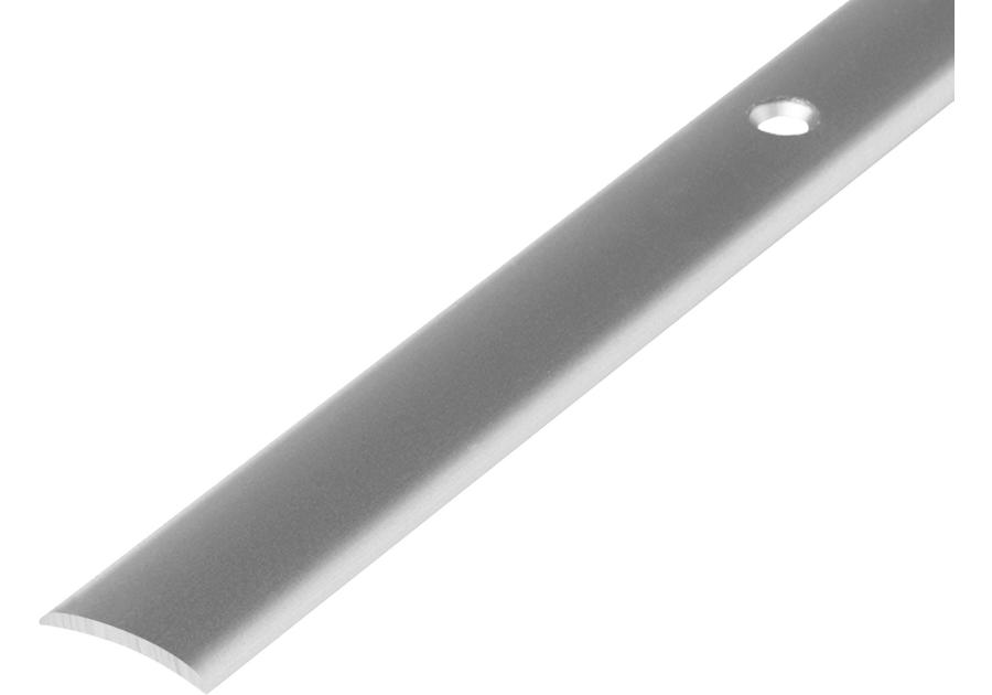 Zdjęcie: Profil progowy owalny aluminium anoda 20 mm 0,9 m srebrny CEZAR