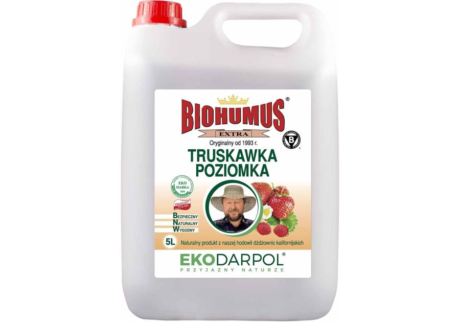 Zdjęcie: Nawóz Biohumus Extra Truskawka poziomka 5 L EKODARPOL
