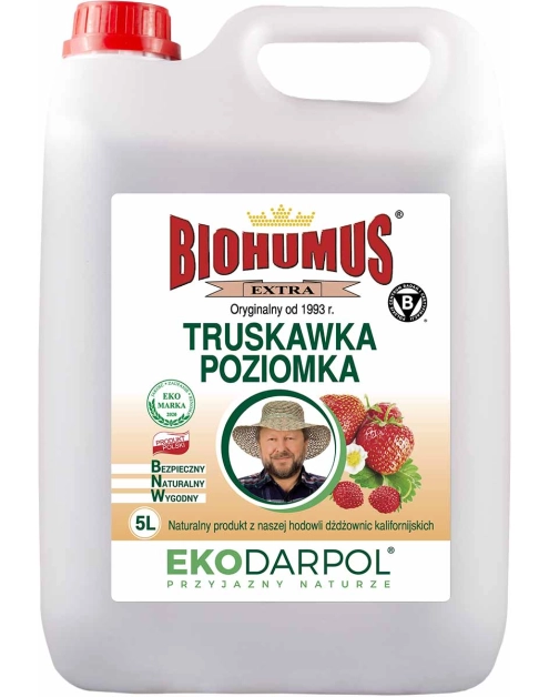 Zdjęcie: Nawóz Biohumus Extra Truskawka poziomka 5 L EKODARPOL