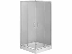 Kabina prysznicowa kwadratowa 80x80 cm Funkia chrom DEANTE