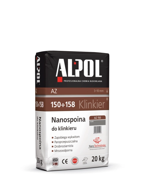 Zdjęcie: Fuga do klinkieru 3-10 mm jasnoszara 20 kg AZ154 ALPOL