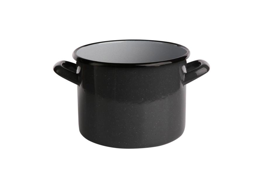 Zdjęcie: Garnek prosty 3,6 L - 18 cm szary nakrapiany SILESIA