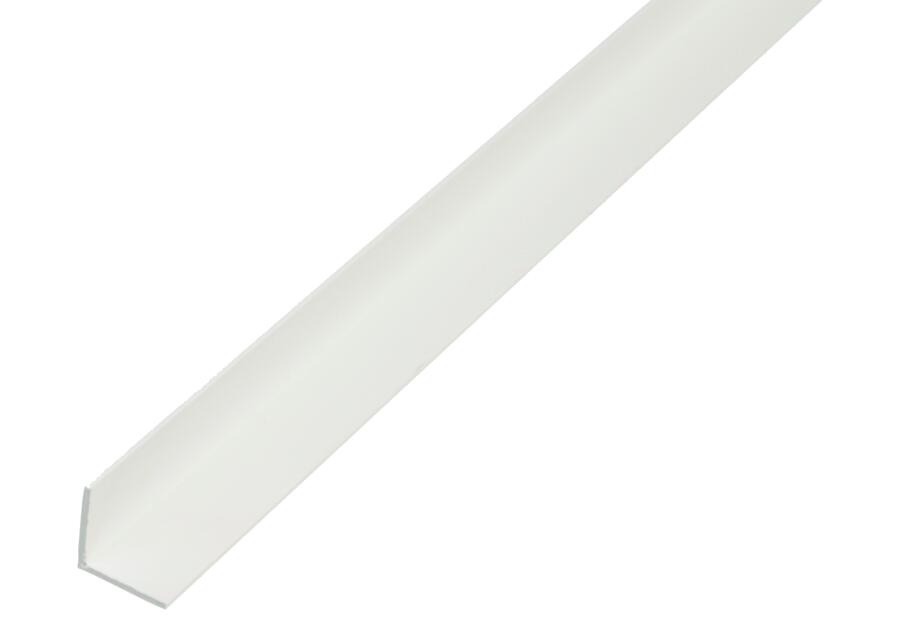 Zdjęcie: Profil kątowy PVC biały 2600x10x10x1,0 mm ALBERTS