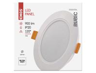 Zdjęcie: Panel LED wpuszczany Rubic, okrągły, biały, 9W, naturalna biel EMOS