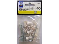 Zdjęcie: Kołek do gips-kartonu fi 10 z hakiem kątowym - 6 szt. SILA