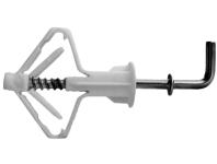 Zdjęcie: Kołek do gips-kartonu fi 10 z hakiem kątowym - 6 szt. SILA