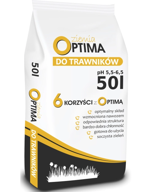 Zdjęcie: Ziemia optima do trawników 50 L BIOVITA