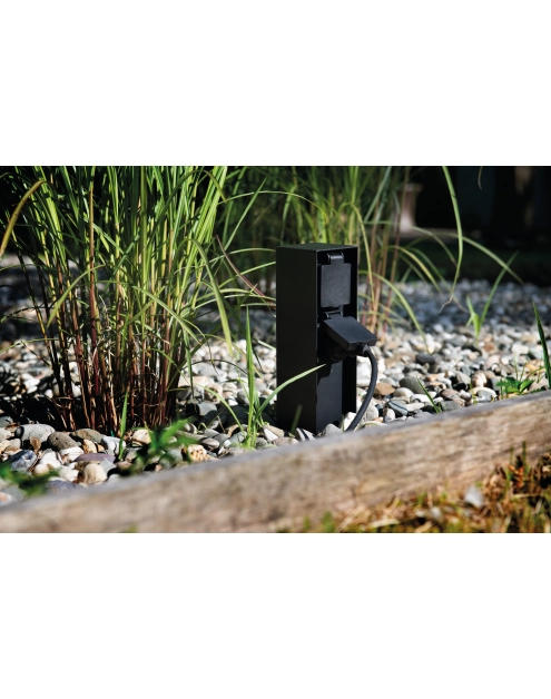 Zdjęcie: Słupek z gniazdami Dasto 2SOC FR B KANLUX