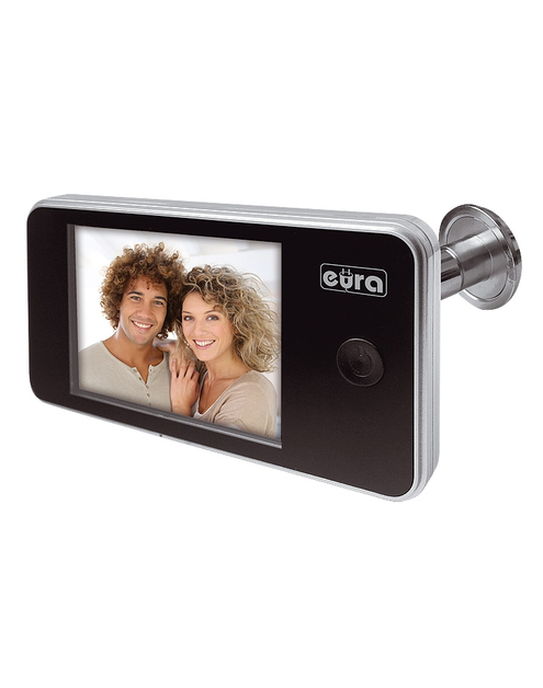 Zdjęcie: Wideo-wizjer do drzwi VDP-01C1 Eris srebrny 3,2 LCD EURA