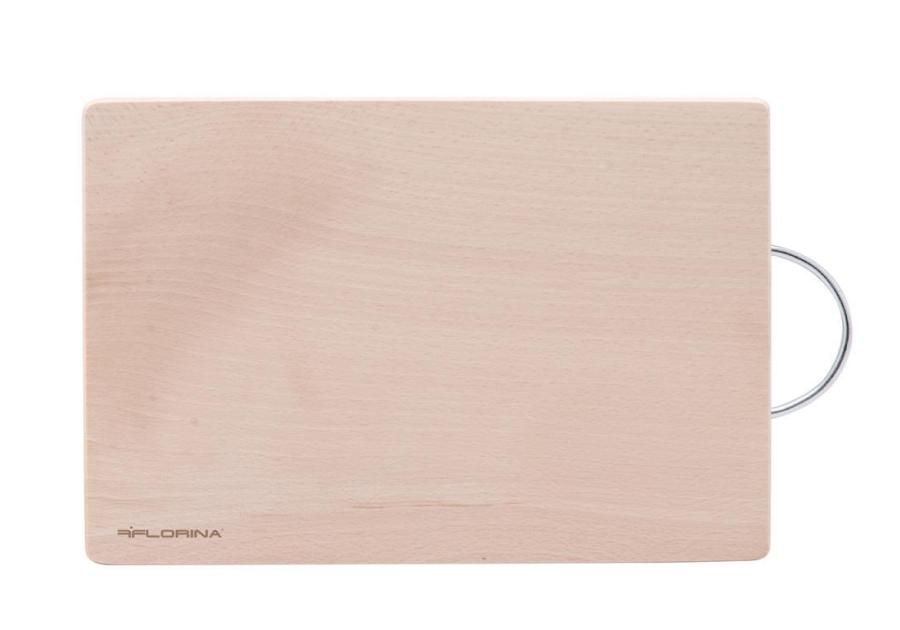 Zdjęcie: Deska kuchenna 31x24 cm z uchwytem metalowym duża FLORINA