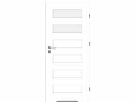 Drzwi wewnętrzne 70 cm prawe Zitron 2/6 białe VOSTER
