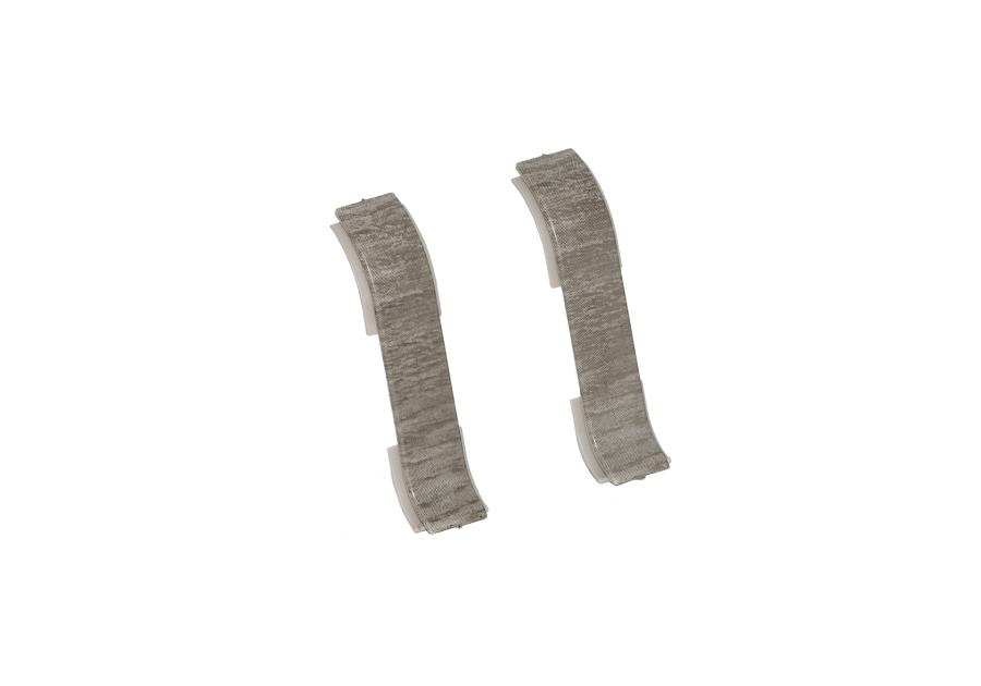 Zdjęcie: Zakończenia do listwy przypodłogowej Classic łącznik 2 sztuki Dąb Argentum Mat CEZAR