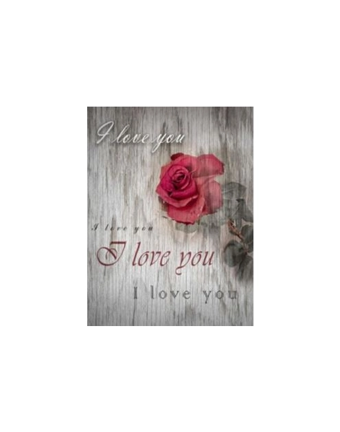 Zdjęcie: Obraz na kanwie I Love You 20x26 cm BERTONI