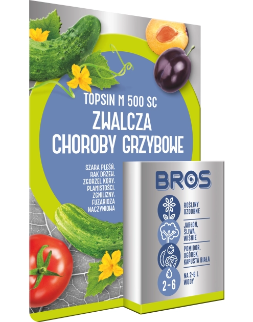 Zdjęcie: Środek grzybobójczy Topsin M 500SC -6 ml BROS