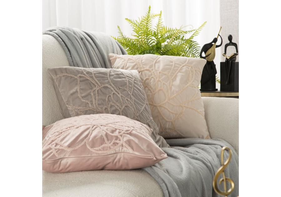 Zdjęcie: Poszewka Sandi pudrowa 45x45cm EUROFIRANY