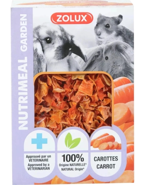 Zdjęcie: Przysmak naturalny dla gryzoni Nutrimeal3 Garden marchewka 40 g ZOLUX
