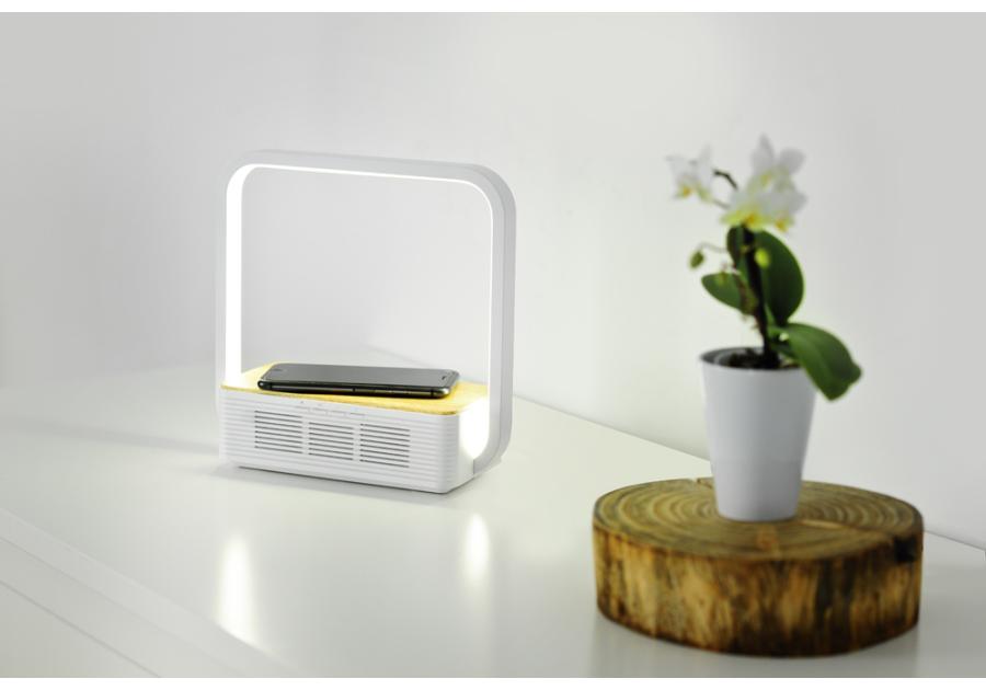 Zdjęcie: Lampka LED AJE-ORBI bluetooth + bezprzewodowe ładowanie telefonów ACTIVEJET