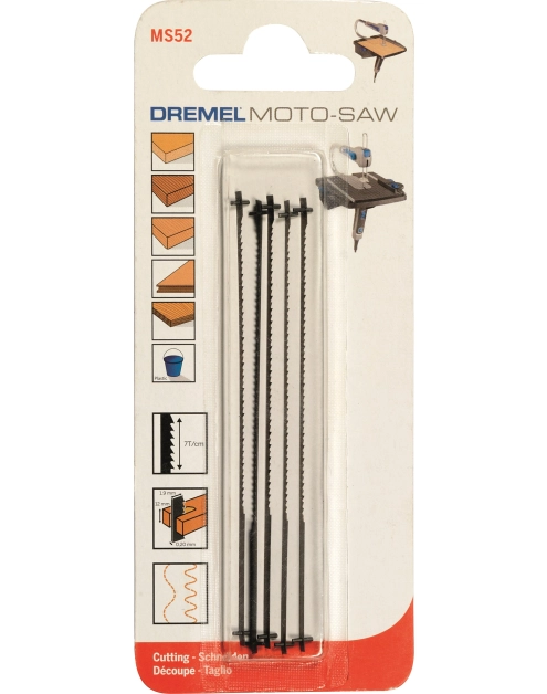 Zdjęcie: Brzeszczot do drewna do cięć precyzyjnych 5 sztuk DREMEL