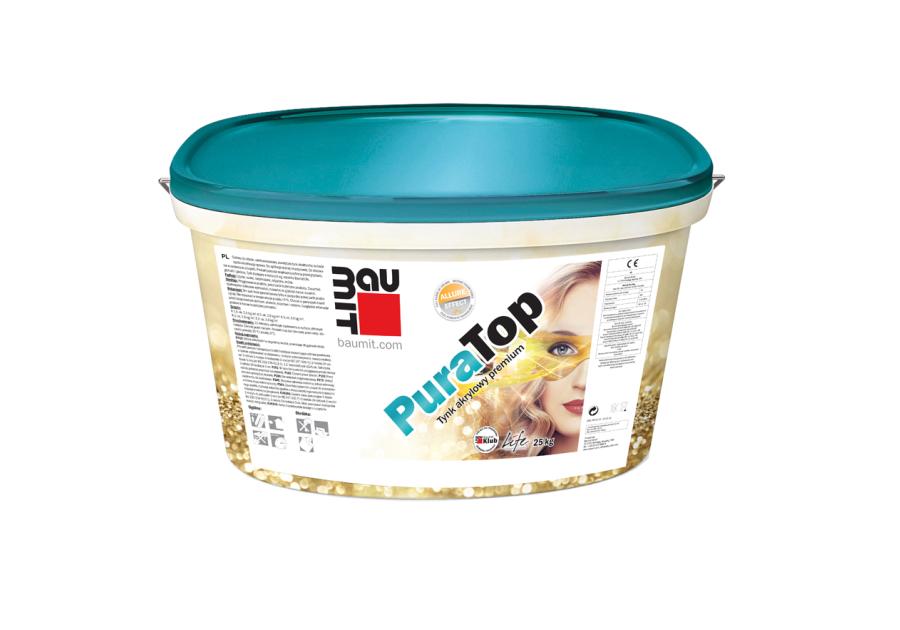 Zdjęcie: Tynk akrylowy Premium PuraTop K1,5 - Gr. A Life XXX3-9 - 25 kg BAUMIT