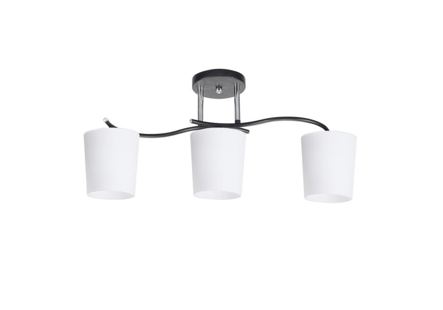 Zdjęcie: Lampa sufitowa Esnyr chromowy + czarny 3x40 W E27 klosz biały CANDELLUX