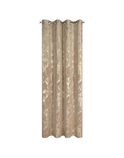 Zdjęcie: Zasłona gotowa Naira 140 x 250 cm ciemnobeżowy EUROFIRANY