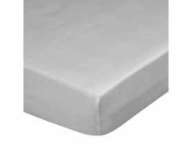 Prześcieradło z gumką Nova 160x200 cm srebrne EUROFIRANY