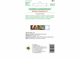 Ogórek gruntowy konserwowy Śremski F1 nasiona tradycyjne 3 g W. LEGUTKO