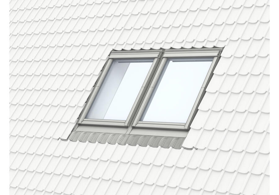 Zdjęcie: Kołnierz kombi EKJ MK08 0002F element środkowy VELUX