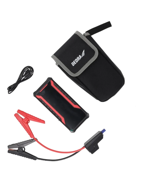 Zdjęcie: Powerbank z funkcją rozruchu silnika 12000 mAh wyświetlacz LCD DEDRA