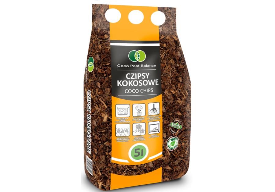 Zdjęcie: Czipsy kokosowe COCO chips 5L BIOVITA