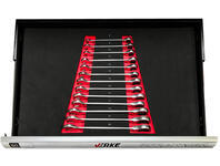 Zdjęcie: Szafka narzędziowa 7+1 szuflad wyposażenie Eva czerwona VERKE