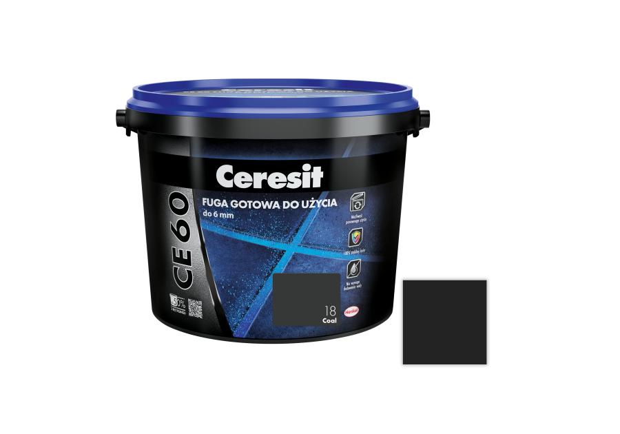 Zdjęcie: Fuga CE 60 Coal CERESIT