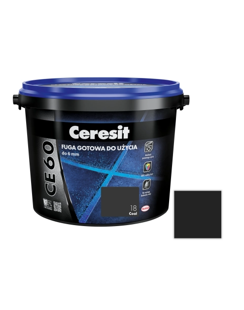 Zdjęcie: Fuga CE 60 Coal CERESIT