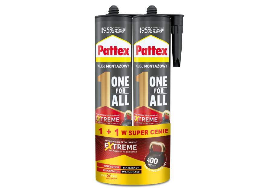 Zdjęcie: Klej montażowy OFA High Tack 2x440 g duopack PATTEX