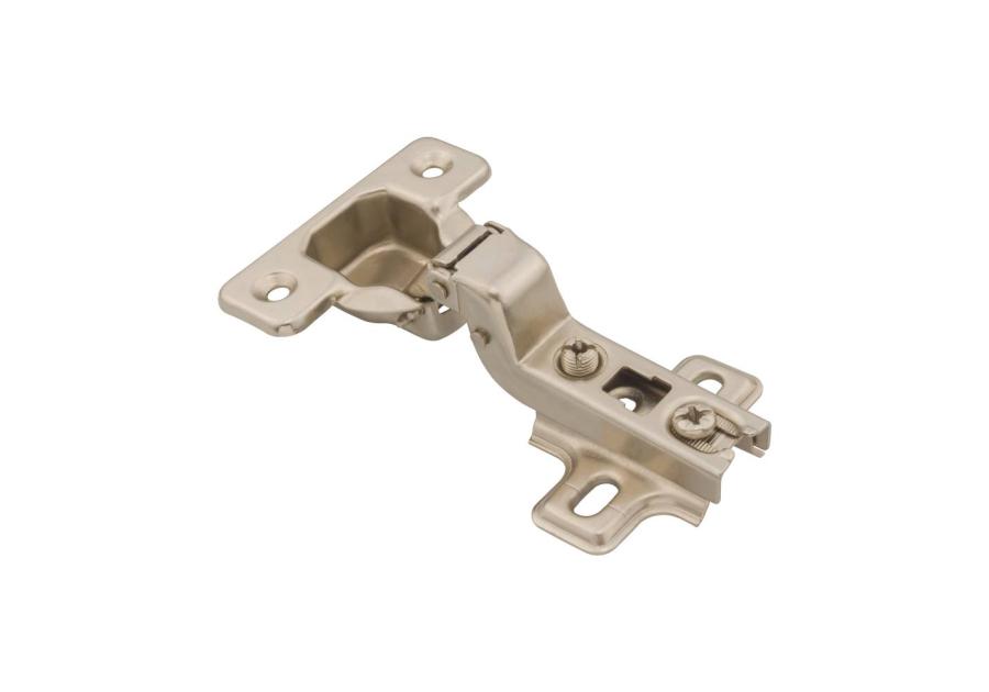 Zdjęcie: Zawias meblowy puszkowy 35 wygięty 15 drzwi wpuszczane + prowadnik METRO