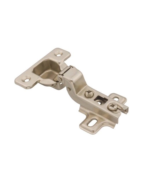 Zdjęcie: Zawias meblowy puszkowy 35 wygięty 15 drzwi wpuszczane + prowadnik METRO