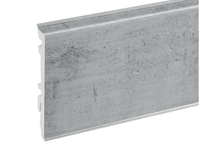 Zdjęcie: Listwa przypodłogowa PVC Masterline 1,3x8 cm, 2,2 m Greystone Mat CEZAR