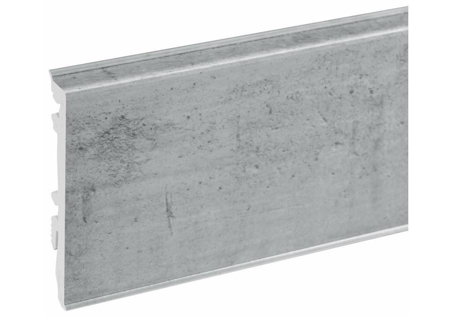 Zdjęcie: Listwa przypodłogowa PVC Masterline 1,3x8 cm, 2,2 m Greystone Mat CEZAR