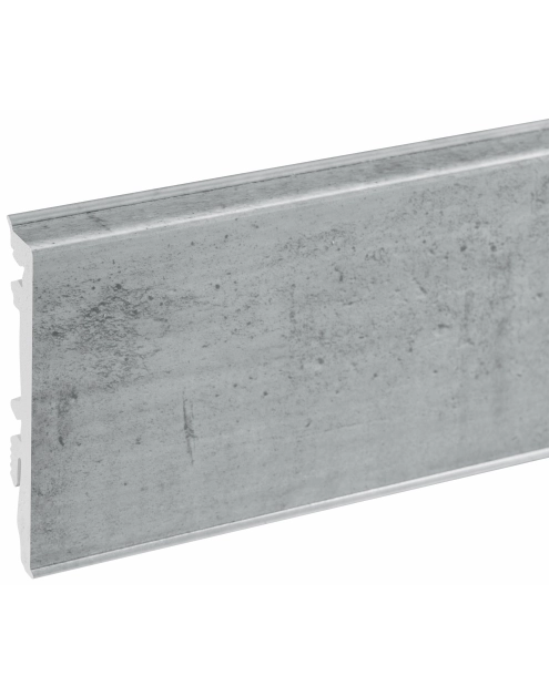 Zdjęcie: Listwa przypodłogowa PVC Masterline 1,3x8 cm, 2,2 m Greystone Mat CEZAR