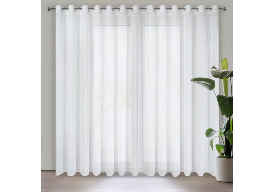 Zdjęcie: Firana gotowa Viola 400x250 cm biały EUROFIRANY