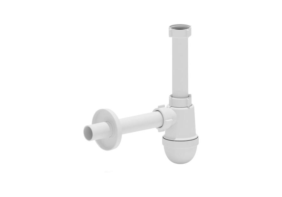 Zdjęcie: Syfon do umywalki butelkowy bez spustu, odpływ fi 40 mm TYCNER