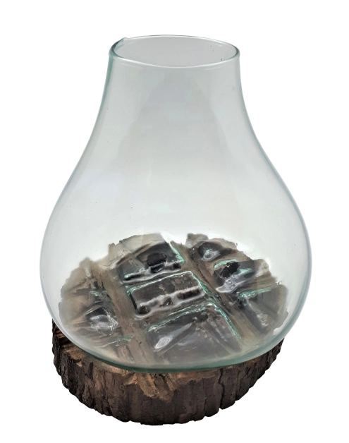 Zdjęcie: Ręcznie lane szkło na drewno 15-18 cm DIRECT HG