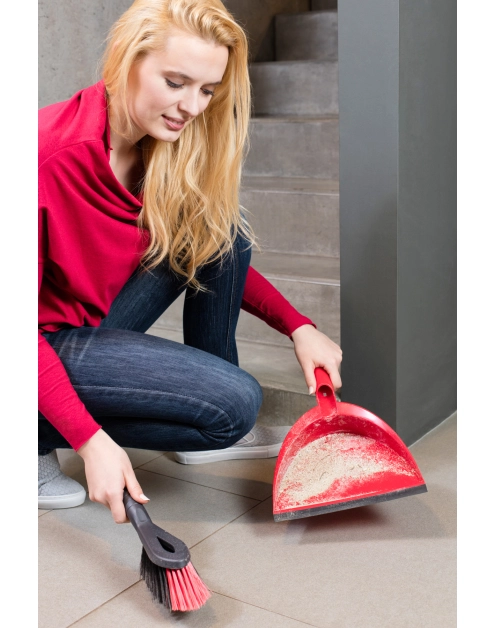 Zdjęcie: Szufelka ze zmiotką 2w1 VILEDA