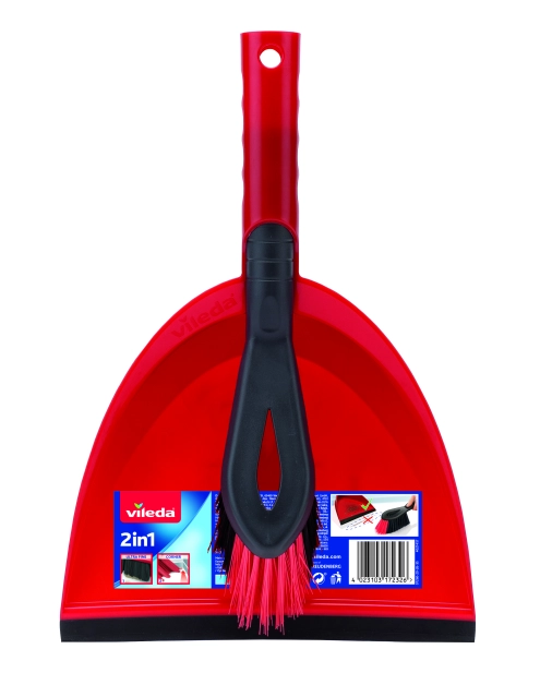 Zdjęcie: Szufelka ze zmiotką 2w1 VILEDA