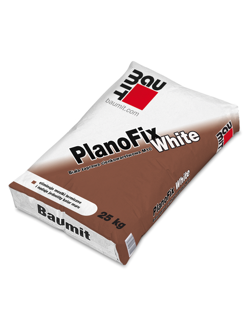 Zdjęcie: Zaprawa cienkowarstwowa biała - Klasa M10 PlanoFix White BAUMIT
