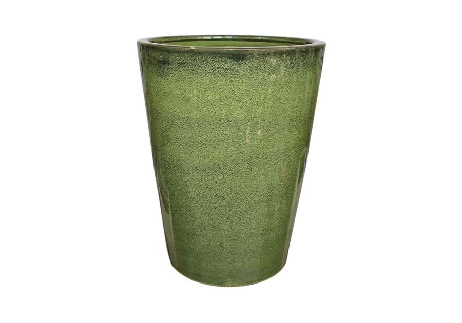 Zdjęcie: Donica 1500 szkliwo 36x27 cm zieleń mrozoodporna CERMAX