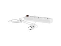 Zdjęcie: Przedłużacz stały z pięciokrotnym gniazdem wtyczkowym PS-570WS/1,5 Eco biały PLASTROL